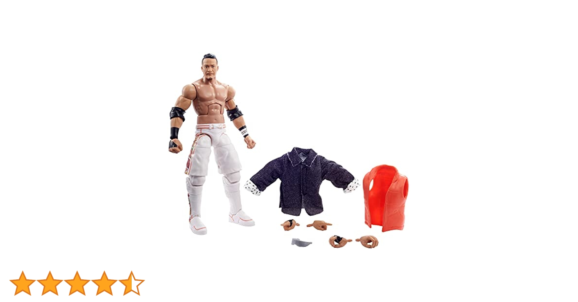Figurka WWE GVB88 Kushida Elite Collection, wysoka 6 cali/15